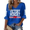 Bills Victory Monday Waffle Long Sleeve Shirt 4