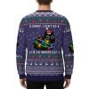 Black Cat Sorry I Cant Go Im An Indoor Cat Ugly Christmas Sweater 2