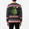 Black Cat Tired Kitsmas Tree Ugly Christmas Sweater 2