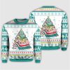 Book Tree Christmas Book Ugly Sweater