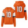 Broncos Bo Nix 10 Waffle Hoodie