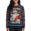 Broncos Santa All I Want For Christmas Is SB Ugly Christmas Sweater 3