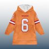 Buccaneers Baker Mayfield 6 Signature Unisex Blanket Hoodie 2