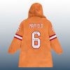 Buccaneers Baker Mayfield 6 Signature Unisex Blanket Hoodie 3