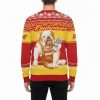 Budweiser Bulldog Ugly Christmas Sweater 2