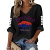 Buffalo Football Right Here Right Now Waffle Long Sleeve Shirt 2