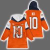 Captain B.N 10 Denver Football Unisex Blanket Hoodie 2