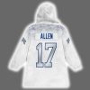 Captain JA 17 Buffalo Rivalries Cold Front Football Unisex Blanket Hoodie 3