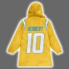 Captain JH 10 Los Angeles Football Unisex Blanket Hoodie 3