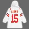 Captain PM 15 Kansas City Football Unisex Blanket Hoodie 3