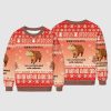 Capybara Contaminated By Radiation Ugly Christmas Sweater