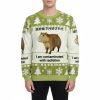 Capybara I Am Contaminated With Radiation Ugly Christmas Sweater