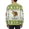 Capybara I Am Contaminated With Radiation Ugly Christmas Sweater 2