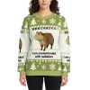 Capybara I Am Contaminated With Radiation Ugly Christmas Sweater 3