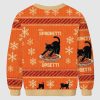 Cat Eating Spaghetti Funny Ugly Christmas Sweater 3