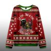 Cat Everything Is Fine Ugly Christmas Sweater