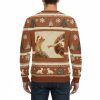 Cat God Creation Of Adam Meme Ugly Christmas Sweater 2