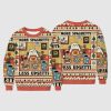 Cat More Spaghetti Less Upsetti Funny Ugly Christmas Sweater