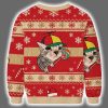 Cat With Lollipop And Hat Ugly Christmas Sweater 3