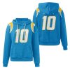 Chargers Justin Herbert 10 Waffle Hoodie