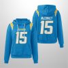 Chargers Ladd McConkey 15 Waffle Hoodie