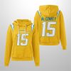 Chargers Ladd McConkey 15 Waffle Hoodie 2