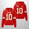 Chiefs Isiah Pacheco 10 Waffle Hoodie