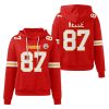 Chiefs Jason Kelce 87 Waffle Hoodie