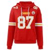 Chiefs Jason Kelce 87 Waffle Hoodie 2