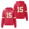 Chiefs Patrick Mahomes 15 Waffle Hoodie