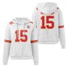 Chiefs Patrick Mahomes 15 Waffle Hoodie 2