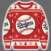 Christmas 2025 LA Dodgers Baseball Red Ugly Sweater 2
