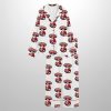 Christmas Festive Loteria Santa Claus Sombrero Satin Pajama Set 3