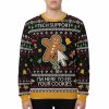 Click On The Gingerbread Man Ugly Christmas Sweater