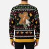 Click On The Gingerbread Man Ugly Christmas Sweater 2