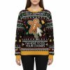 Click On The Gingerbread Man Ugly Christmas Sweater 3