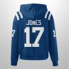 Colts Daniel Jones 17 Waffle Hoodie 3