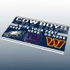 Cowboys Fan Cave Wipe Your Feet Here Eagles NY Giants Commanders Doormat 2