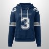 Cowboys George Pickens 3 Waffle Hoodie 2