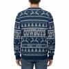 Cowboys Santa All I Want For Christmas Is SB Ugly Christmas Sweater 2