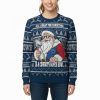 Cowboys Santa All I Want For Christmas Is SB Ugly Christmas Sweater 3