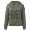 Cowboys Veterans Day CeeDee Lamb 88 Waffle Hoodie 2