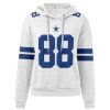 Dallas CeeDee Lamb 88 Football Waffle Hoodie 2