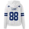 Dallas CeeDee Lamb 88 Football Waffle Hoodie 3