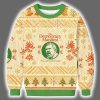 Democracy Manifest Succulent Chinese Meal Retro Ugly Christmas Sweater 2