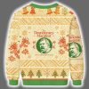 Democracy Manifest Succulent Chinese Meal Retro Ugly Christmas Sweater 3