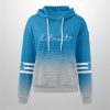 Detroit Football Gradient Waffle Hoodie 2