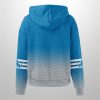Detroit Football Gradient Waffle Hoodie 3
