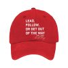 Dick Cheney Lead Follow Or Get Out Of The Way Hat