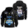 Dodgers 2025 World Series Champions Back To Back Quarter Zip Hoodie 2